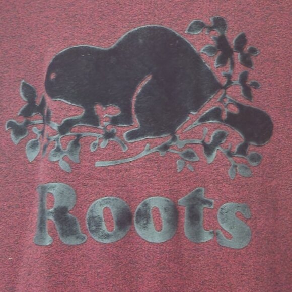 J24  Roots SuperThick & Heavy Hoodie - Rare Colour Combo Cotton/Poly Blend Sz L - Picture 2 of 6